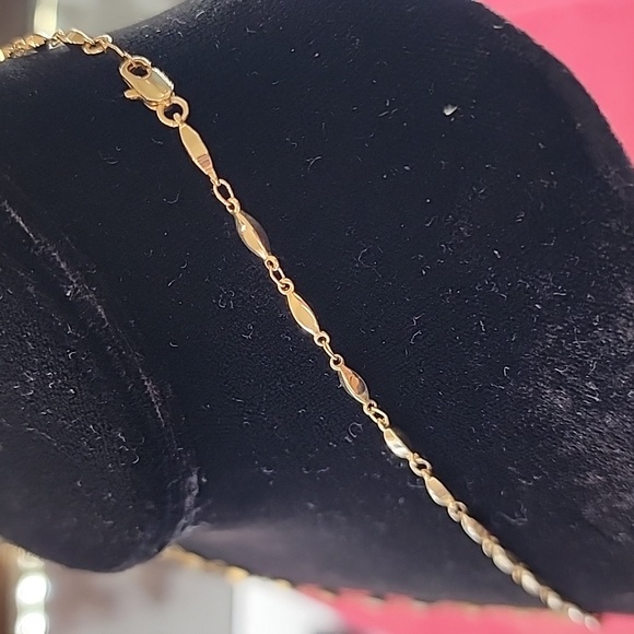 Gold Filled 24KGB Chain Necklace 19" - Picture 3 of 5